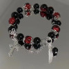 New Chinese-style pop-flower butterfly bracelet for women, sweet and fresh forest beaded bracelet, birthday gift for student girlfriends