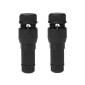2pcs /Pack Stripping-free Thimble T-shaped Connector Downlight Wiring-free Connector(Black)