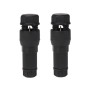 2pcs /Pack Stripping-free Thimble T-shaped Connector Downlight Wiring-free Connector(Black)