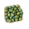 10mm Glass Oil Painting Imitation Ceramic Beads Loose Handmade Beading Material Bracelet