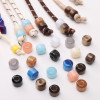 12x10mm Resin Large Hole Beads Loose Handmade Diy Bracelet Necklace Mobile Phone Chain