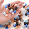 12x10mm Resin Large Hole Beads Loose Handmade Diy Bracelet Necklace Mobile Phone Chain