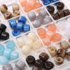 12x10mm Resin Large Hole Beads Loose Handmade Diy Bracelet Necklace Mobile Phone Chain