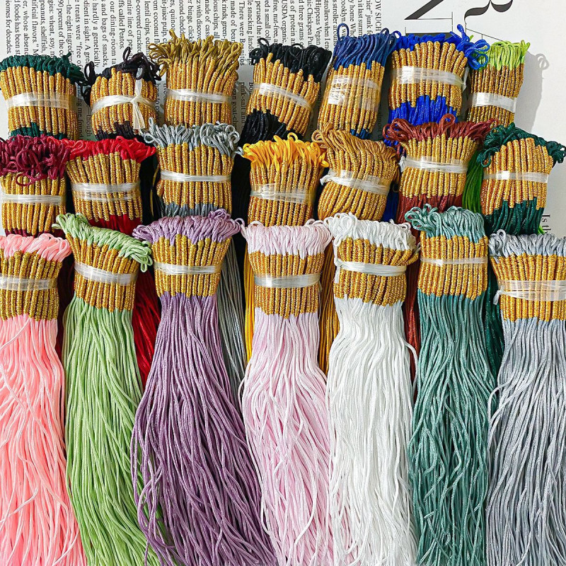 No. 72 Gold Wire Pull Loop Rope Winding Opening Fake Diy Braided Necklace Bracelet