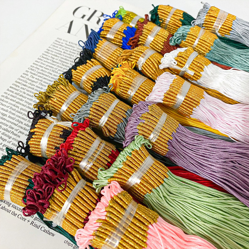 No. 72 Gold Wire Pull Loop Rope Winding Opening Fake Diy Braided Necklace Bracelet