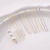 Stainless Steel 9-shaped Needle T-shaped Ball Positioning Beads Beading Diy Handmade