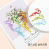 New Creative Colorful Love Keychain with Lobster Clasp Diy Accessories Handmade Jewelry