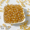Electroplating Ab Colorful Glass Beads Transparent Diy Material Bracelet Necklace Loose