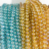 Electroplating Ab Colorful Glass Beads Transparent Diy Material Bracelet Necklace Loose