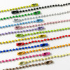 Colorful Bead Chain Diy Jewelry Accessories Mobile Phone Lanyard Wave Guka Hanging