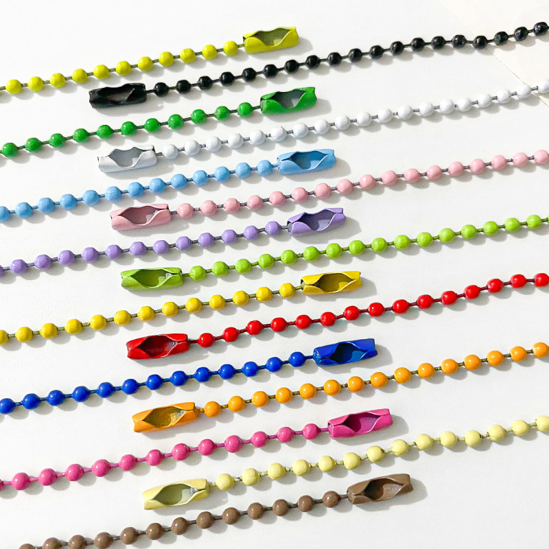 Colorful Bead Chain Diy Jewelry Accessories Mobile Phone Lanyard Wave Guka Hanging