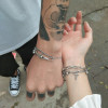 Exaggerated Bracelet Chain Hip-hop Hand Jewelry Cold Style European and American Metal