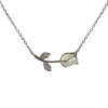 Tulip Necklace Women's Light Luxury Niche High-end Sense Ins Color-proof Bestie Clavicle