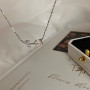 Tulip Necklace Women's Light Luxury Niche High-end Sense Ins Color-proof Bestie Clavicle