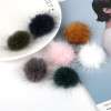 3.5cm Mink Fur Ball Pendant Plush Jewelry Accessories Handmade Diy Earrings Ear Material