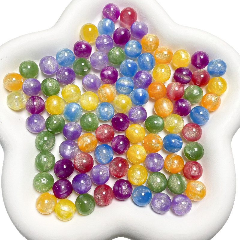 Color-changing Fine Glitter Uv Light-changing Resin Cat's Eye Non-fading Bracelet