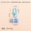 Colorful Creative Striped Bow Door Buckle Keychain Jewelry Pendant Small Fresh Men's and