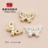 14k Gold-filled Color-preserving Micro-paved Zircon Tassel Style Beaded Diy Bracelet