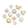 14k Gold-filled Color-preserving Micro-paved Zircon Tassel Style Beaded Diy Bracelet