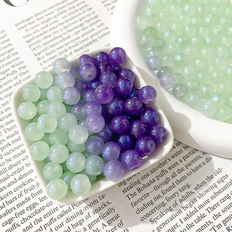 Color-changing Grape Loose Beads Diy Pendant Uv Color-changing Woven Car Bag Hanging Key