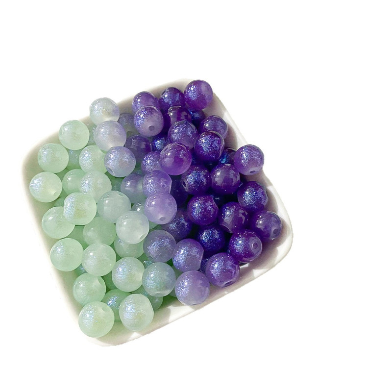 Color-changing Grape Loose Beads Diy Pendant Uv Color-changing Woven Car Bag Hanging Key