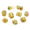 Ancient Gold Accessories with Beads, Nepalese Style Sand Crafts, Diy Jewelry Bracelets