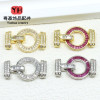 14k Gold-filled Color-protected Jewelry Buckles, Round Buckle Necklaces, Bracelets, Diy