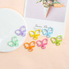 New Colorful Creative Butterfly Spring Keychain Diy Jewelry Accessories Hanging Handmade