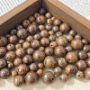 Wenwan Chicken Wing Wood Striped Beads Loose Bead Bracelet Buddha Handheld Diy Jewelry