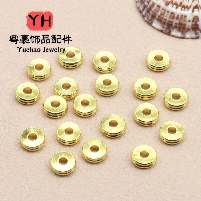 14k Gold-filled Color-protected Double-layer Separator Diy Handmade Bead Spacer Hand