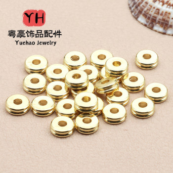 14k Gold-filled Color-protected Double-layer Separator Diy Handmade Bead Spacer Hand