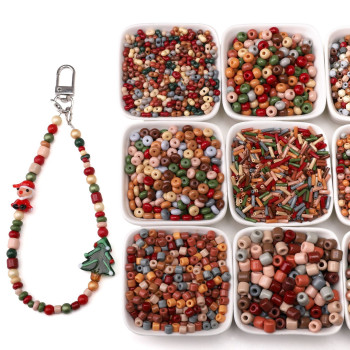 10g Glass Solid Color Paint Candy Beans Peanut Beads Loose Handmade Diy Bracelet Necklace