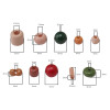10g Glass Solid Color Paint Candy Beans Peanut Beads Loose Handmade Diy Bracelet Necklace