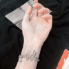 New Sweet and Cool Hip-hop Butterfly Bracelet Niche Design Starburst Hip-hop Punk Hong