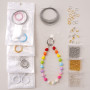 1 Set of Novice Mobile Phone Chain Material Package Positioning Beads Buckle Double