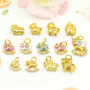 Ancient Gold Accessories Zodiac Horse Rocking Unicorn Will Make Money Soon Pendant Diy