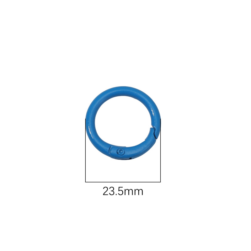 Candy Color Alloy Spray Paint C-shaped Key Ring Buckle Diy Handmade Bracelet Necklace