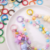 Candy Color Alloy Spray Paint C-shaped Key Ring Buckle Diy Handmade Bracelet Necklace