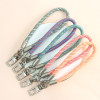 Colorful Twill Mobile Phone Lanyard Wrist Rope Braided Key Chain Anti-lost Removable