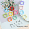 New Creative Four-leaf Clover Spring Buckle Jewelry Accessories Connecting Ring Keychain