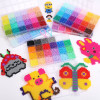 24-box Boxed Acrylic Bean Set Supplementary Bag Loose Bead Accessories Diy Iron Handmade