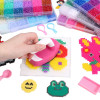 24-box Boxed Acrylic Bean Set Supplementary Bag Loose Bead Accessories Diy Iron Handmade