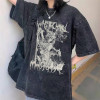 European Code 230g Cotton T2026 New Product Dark Style and American Print Men's and