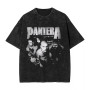 230g Washed Distressed Cotton Pantera Band Power Metal Music Album Print