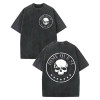 230g Cotton Vintage Washed Rap Duo Natos Y Waor T-shirt Music