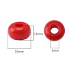 16x10mm Acrylic Large Hole Abacus Beads Children Diy Handmade Flat Mobile Phone Pendant