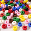 16x10mm Acrylic Large Hole Abacus Beads Children Diy Handmade Flat Mobile Phone Pendant