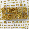 Golden Tori Beads Accessories Diy Jewelry Separator National Style Loose Materials