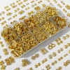 Golden Tori Beads Accessories Diy Jewelry Separator National Style Loose Materials