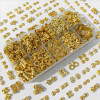Golden Tori Beads Accessories Diy Jewelry Separator National Style Loose Materials